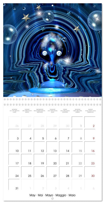 ACTIVE GALAXIES (CALVENDO Monthly Calendar 2027)