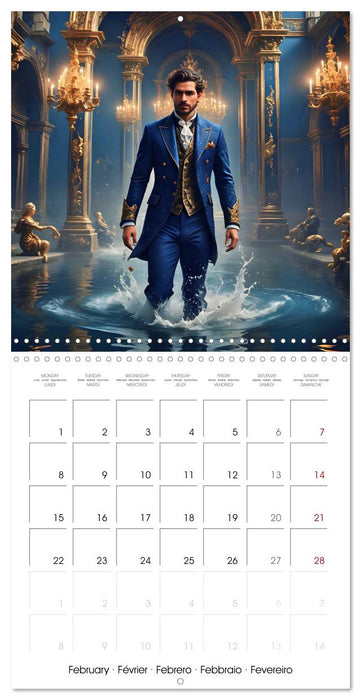 Zodiac Men (CALVENDO Monthly Calendar 2027)