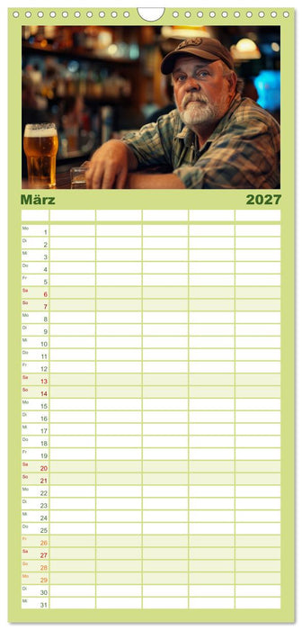 Ich brauch mehr Vitamin Bier (CALVENDO Familienplaner 2027)