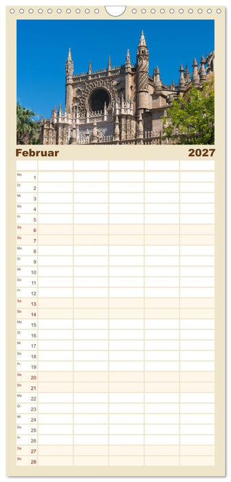 Sevilla - Unterwegs in Spanien (CALVENDO Familienplaner 2027)