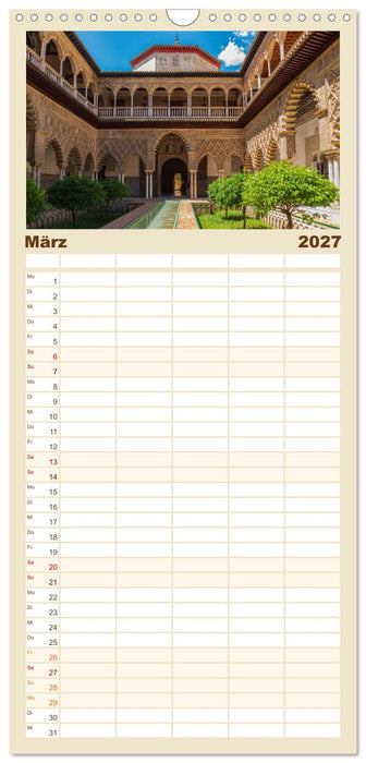 Sevilla - Unterwegs in Spanien (CALVENDO Familienplaner 2027)