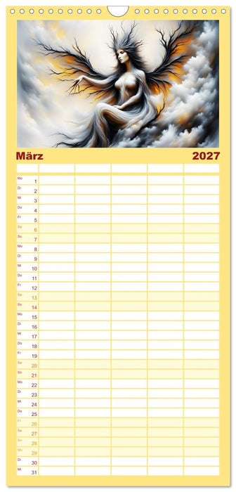 Die Magie der Natur Monatsköniginnen (CALVENDO Familienplaner 2027)