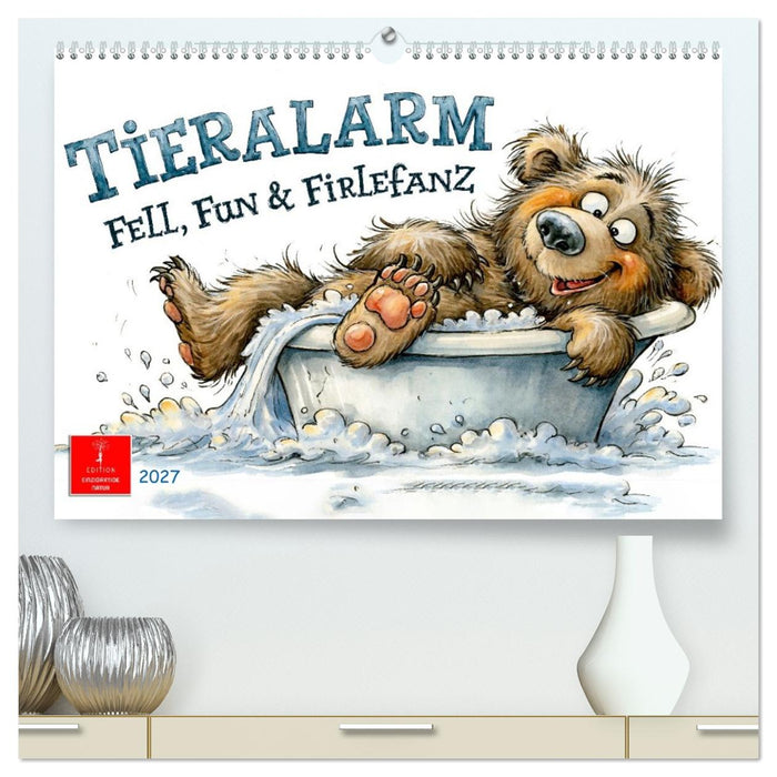 Tieralarm - Fell, Fun & Firlefanz (CALVENDO Premium Wandkalender 2027)
