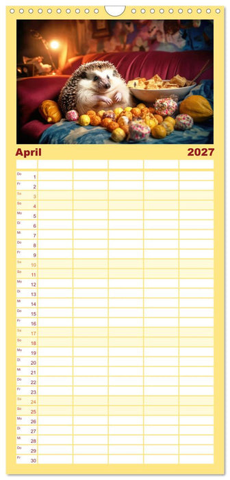 Der tierisch lustige Abnehmkalender (CALVENDO Familienplaner 2027)