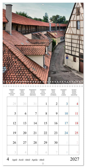 Worth a Visit - Romantic Cities in Germany (CALVENDO Monthly Calendar 2027)