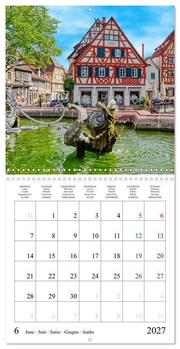 Worth a Visit - Romantic Cities in Germany (CALVENDO Monthly Calendar 2027)