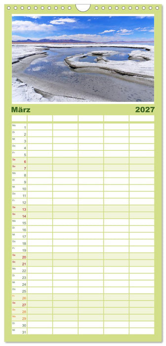 Entdecke Bolivien (CALVENDO Familienplaner 2027)