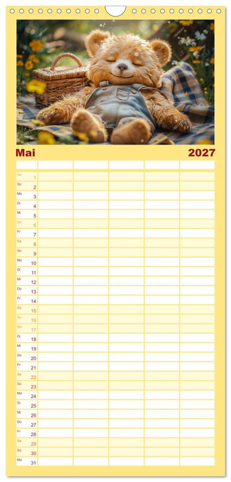Abenteuer eines Taddybären (CALVENDO Familienplaner 2027)