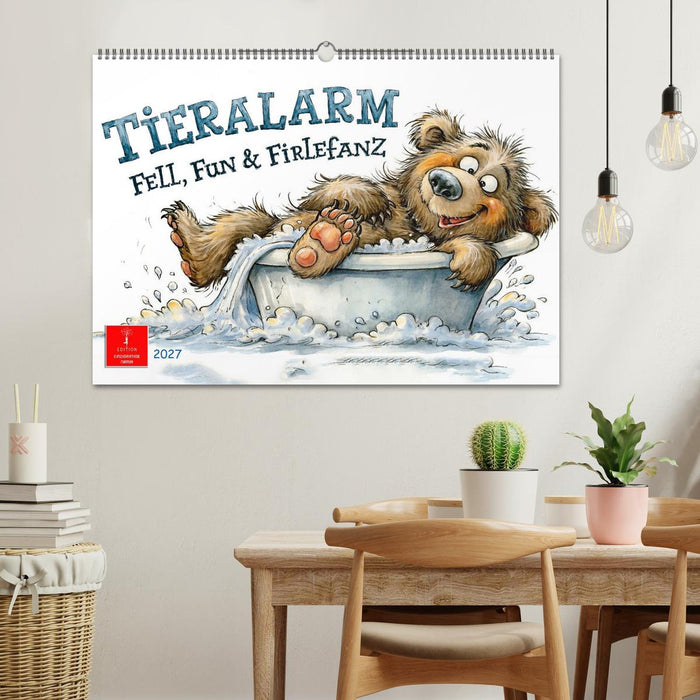 Tieralarm - Fell, Fun & Firlefanz (CALVENDO Wandkalender 2027)