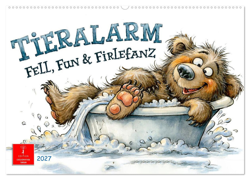 Tieralarm - Fell, Fun & Firlefanz (CALVENDO Wandkalender 2027)