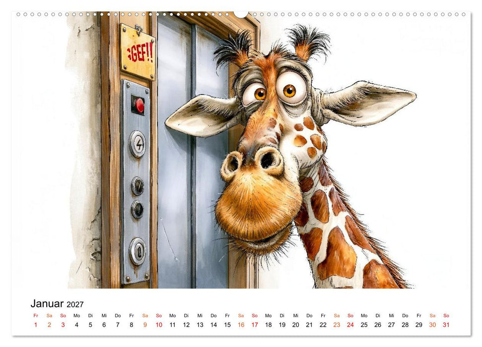 Tieralarm - Fell, Fun & Firlefanz (CALVENDO Wandkalender 2027)