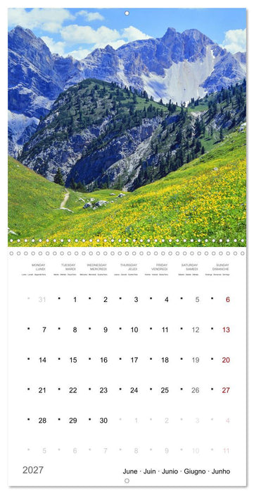 Dolomites Moments in the light (CALVENDO Monthly Calendar 2027)