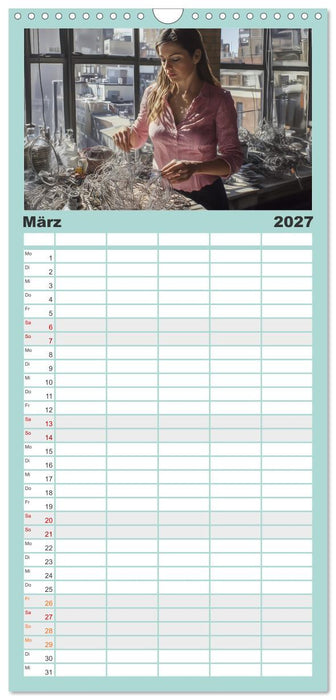 Erlebe mit mir die bunte Welt der Kreativität (CALVENDO Familienplaner 2027)