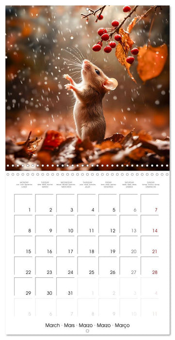 MOUSE MAGIC - Joyful Moments from the World of Mice (CALVENDO Monthly Calendar 2027)