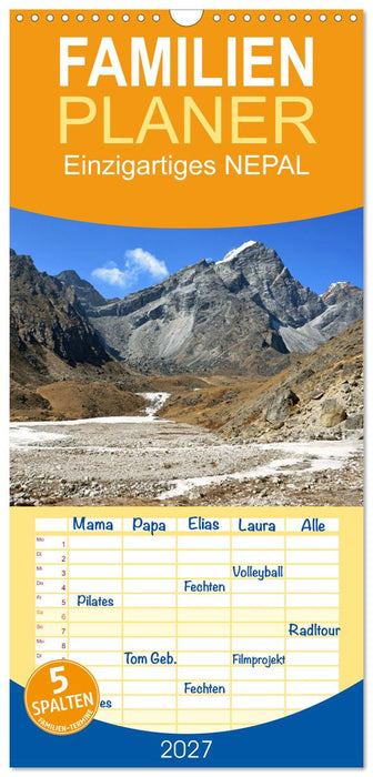 Einzigartiges NEPAL (CALVENDO Familienplaner 2027)