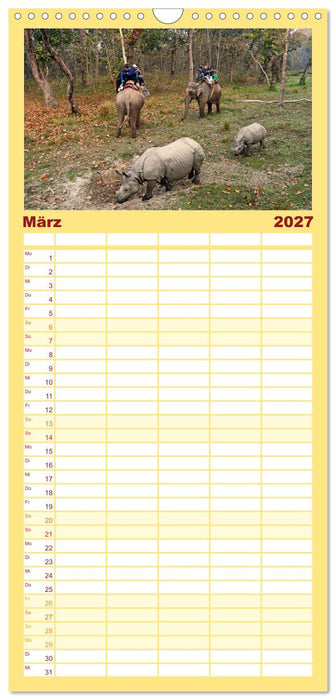 Einzigartiges NEPAL (CALVENDO Familienplaner 2027)