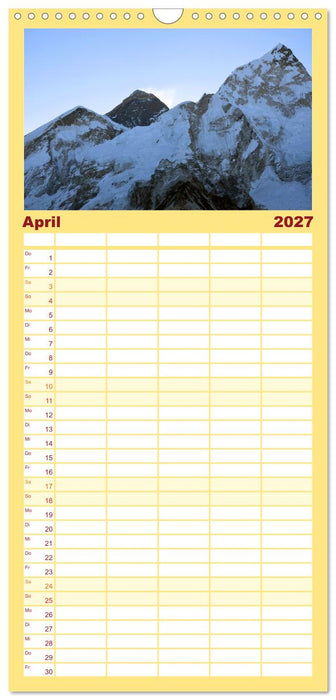 Einzigartiges NEPAL (CALVENDO Familienplaner 2027)