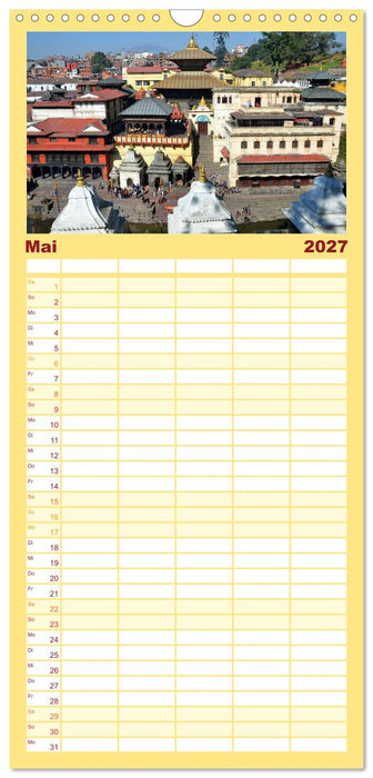 Einzigartiges NEPAL (CALVENDO Familienplaner 2027)