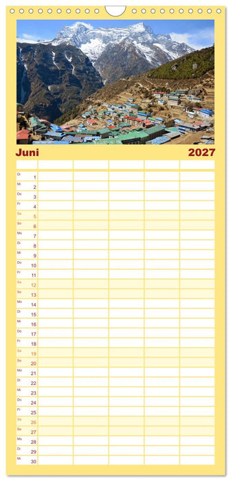 Einzigartiges NEPAL (CALVENDO Familienplaner 2027)
