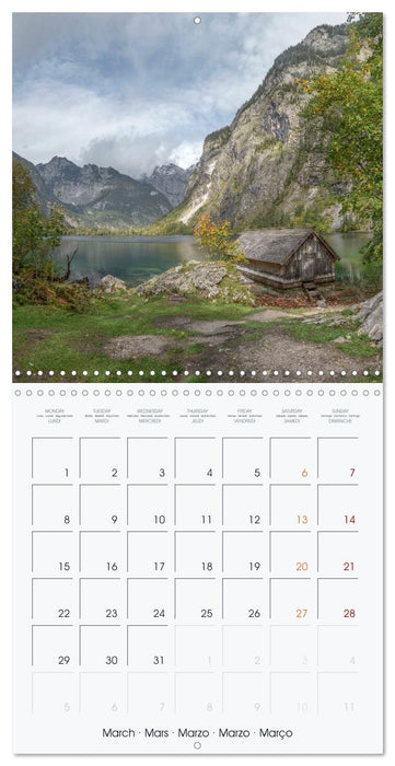 The Alps - A Year in the Mountains (CALVENDO Monthly Calendar 2027)