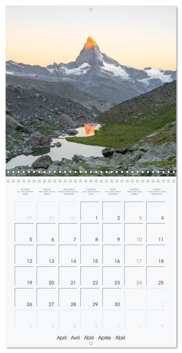 The Alps - A Year in the Mountains (CALVENDO Monthly Calendar 2027)