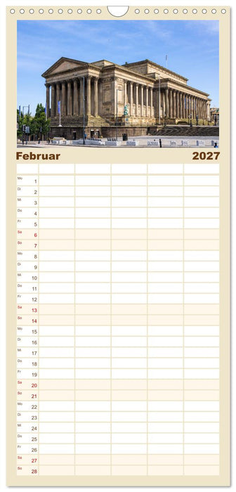 Faszination Liverpool (CALVENDO Familienplaner 2027)