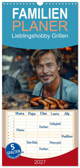 Lieblingshobby Grillen (CALVENDO Familienplaner 2027)