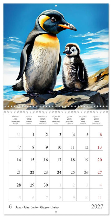 Baby Animals - In Their Natural Habitat (CALVENDO Monthly Calendar 2027)