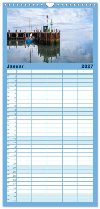 Sylt süchtig (CALVENDO Familienplaner 2027)