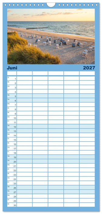 Sylt süchtig (CALVENDO Familienplaner 2027)