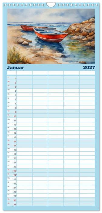 Facetten des Meeres (CALVENDO Familienplaner 2027)