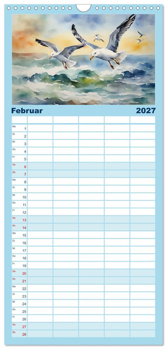 Facetten des Meeres (CALVENDO Familienplaner 2027)