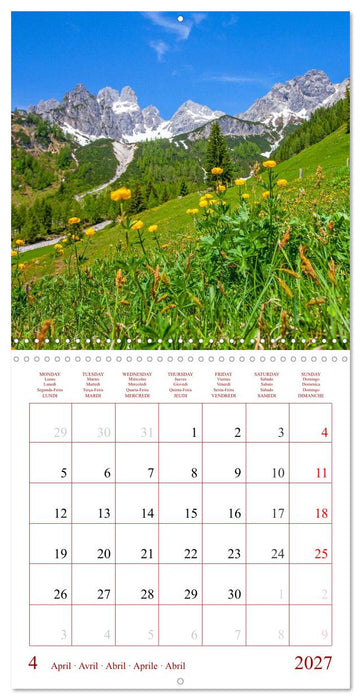 Seasons of the Salzburg Valley (CALVENDO Monthly Calendar 2027)