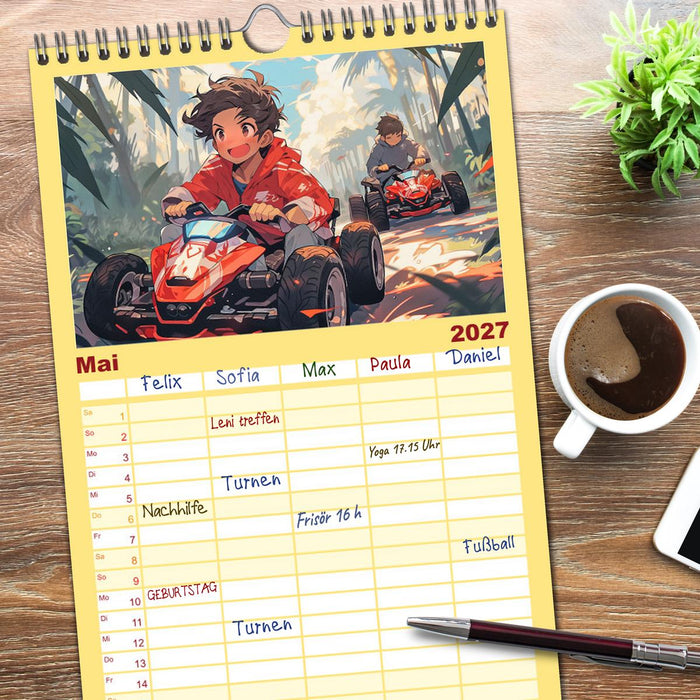 Der Jungen-Kalender (CALVENDO Familienplaner 2027)