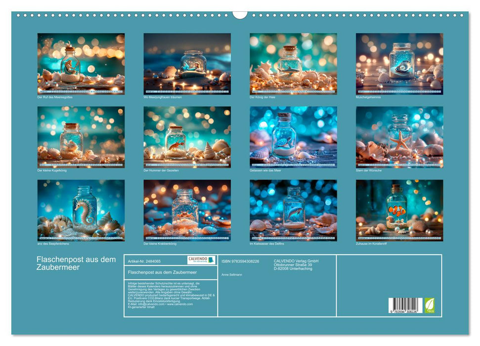 Flaschenpost aus dem Zaubermeer (CALVENDO Wandkalender 2027)