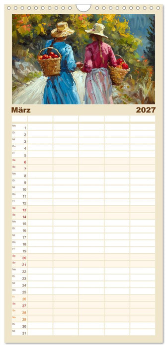 Facetten des alten Landlebens (CALVENDO Familienplaner 2027)