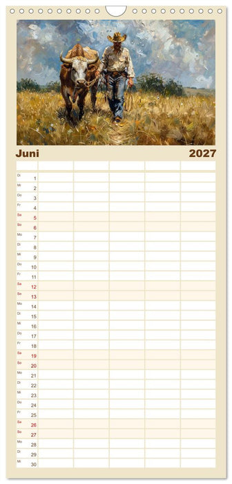 Facetten des alten Landlebens (CALVENDO Familienplaner 2027)