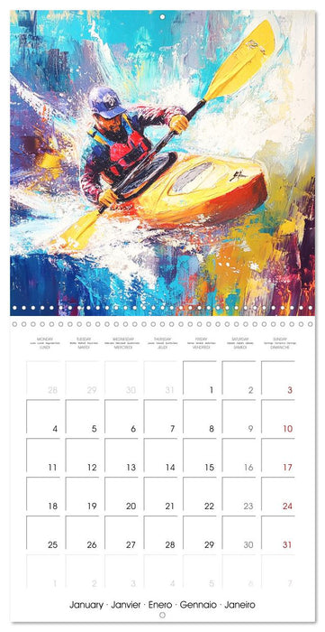Canvas of Olympic Champions (CALVENDO Monthly Calendar 2027)
