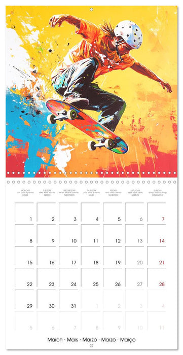 Canvas of Olympic Champions (CALVENDO Monthly Calendar 2027)