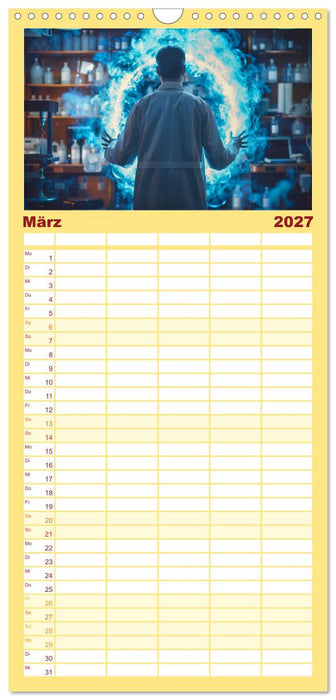 Montag im Labor (CALVENDO Familienplaner 2027)