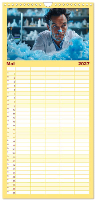 Montag im Labor (CALVENDO Familienplaner 2027)