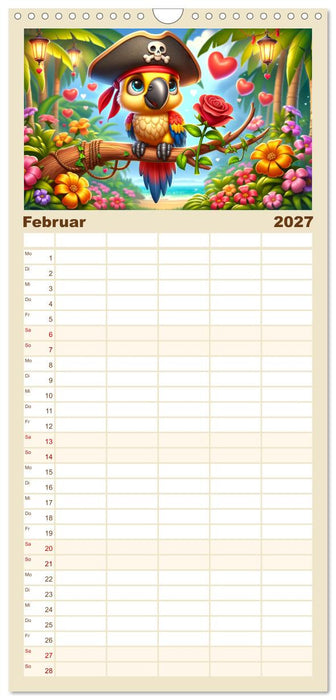 Kleine Piraten, Große Träume" - Ein Kalender für junge Entdecker (CALVENDO Familienplaner 2027)