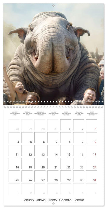 Lovely giants (CALVENDO Monthly Calendar 2027)