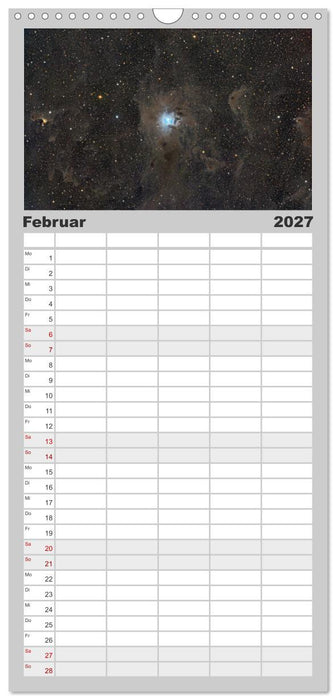 Deep Sky Kalender (CALVENDO Familienplaner 2027)