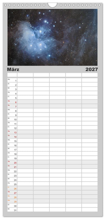 Deep Sky Kalender (CALVENDO Familienplaner 2027)