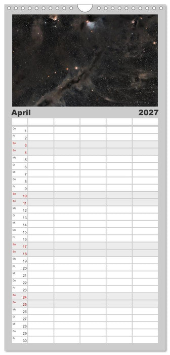 Deep Sky Kalender (CALVENDO Familienplaner 2027)