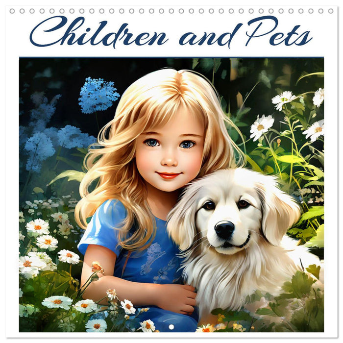 Children and Pets (CALVENDO Monthly Calendar 2027)
