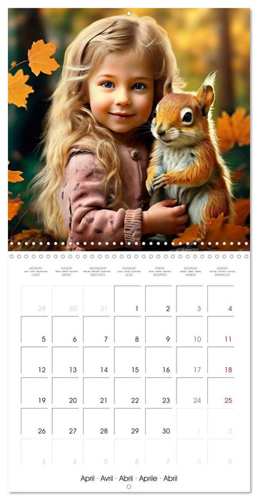 Children and Pets (CALVENDO Monthly Calendar 2027)