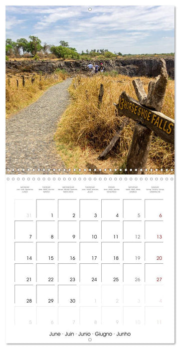 Victoria Falls natural wonders on the Zambezi (CALVENDO Monthly Calendar 2027)