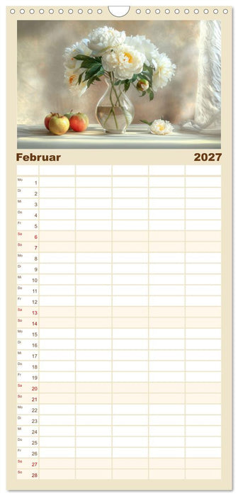 Lichtvolle Stillleben (CALVENDO Familienplaner 2027)